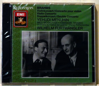 Furtwängler/Menuhin - Brahms Violinkonzert/Doppelkonzert - 7 63496 2 - Neu! (R22 - Bild 1 von 2