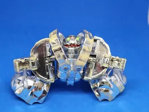 Rock Lords Evil Warrior Slimestone Silver Chrome Go Bots Bandai 1985 Vintage - Picture 1 of 11