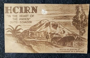 Radio Amateur station Ecuador Quito Postcard 1949 - Picture 1 of 2