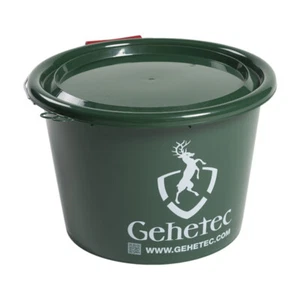 Grosser Eimer grün Futtereimer, Stalleimer, Wassereimer, Köderfische mit Deckel  - Bild 1 von 3