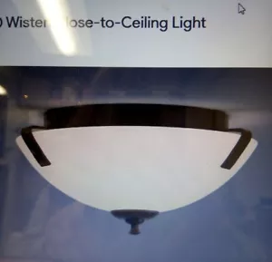 Progress Lighting P3290-20 Wisten Collection 2-Light Antique Bronze Flushmount - Picture 1 of 7
