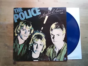 The Police Outlandos d'Amour Very Good+ BLUE Vinyl LP Record Album AMLH 68502 - Picture 1 of 4