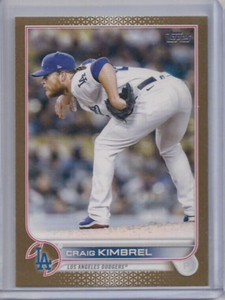 2022 Topps Update Gold Border Craig Kimbrel 202/2022