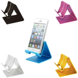 Universal Cellphone Desk Aluminum Stand Holder for iPhone Samsung HTC Sony  - Picture 1 of 9