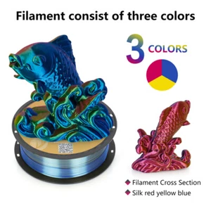 【BUY 10 Pay 6】Kingroon Matte PLA PETG 3D Printer Filament 1.75 mm 1KG Spool Roll - Picture 1 of 57