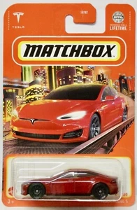 Matchbox Tesla Modelo S Rojo - Imagen 1 de 5