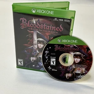 Xbox One Bloodstained Ritual of the Night Video Game Rated Teen 4K 2 Player - Picture 1 of 6