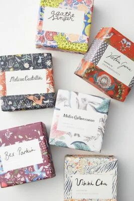 Jabón en barra de lujo Anthropologie 7 oz Mistral Francia colaboración artista flor de cerezo Foto 1 de 4