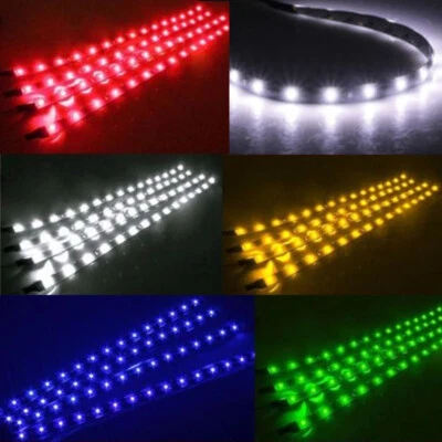 Waterproof 12''/15 12V Motor LED Strip Underbody Light For Car Motorcycle - Image 1 of 4