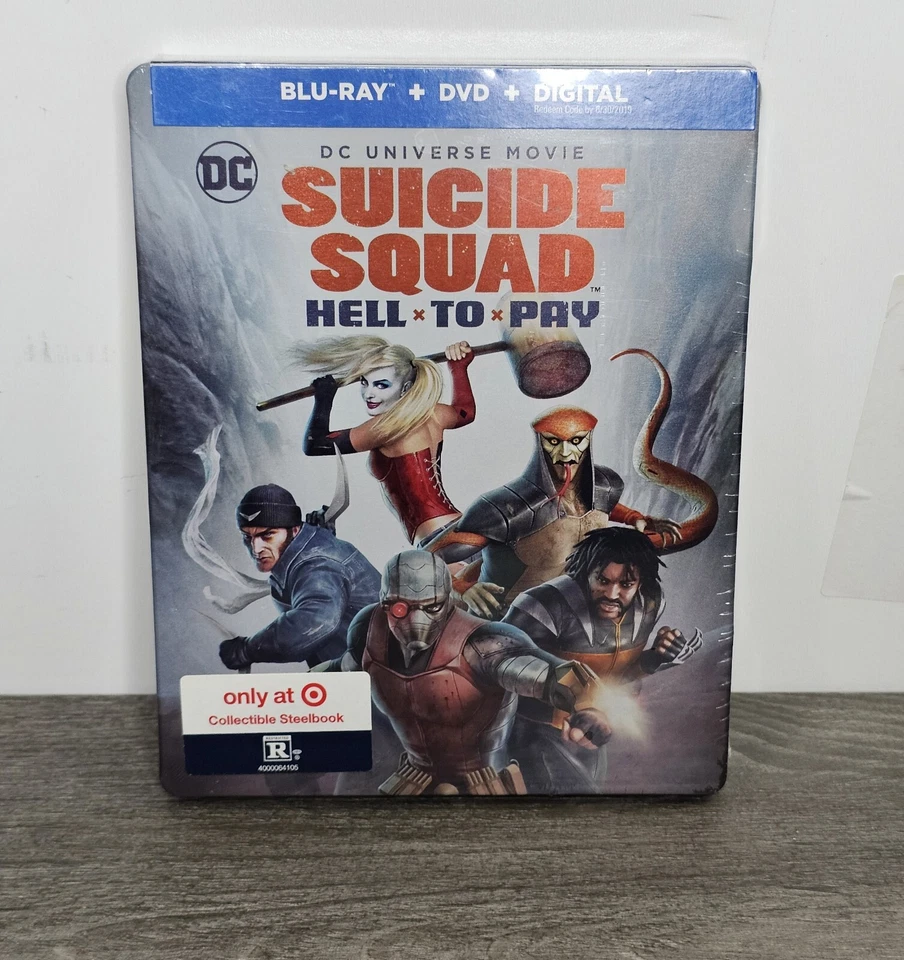 DC Universe Suicide Squad Hell to Pay Blu Ray DVD Target Steelbook