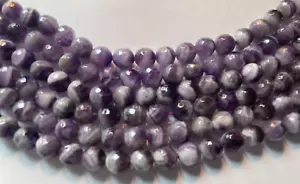 PRETTY COLORFUL CAPE AMETHYST BEADS 10.5-11mm 15.5"Strand BELOW WHOLESALE - Picture 1 of 5