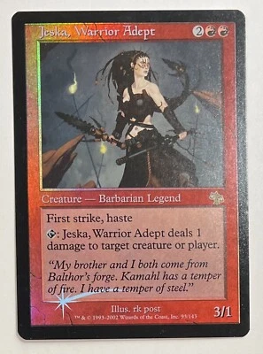MTG JESKA, WARRIOR ADEPT (FOIL) Judgment (OldManMTG 003-214) - Image 1 of 2