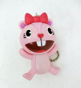 2009 Happy Tree Friends Giggles Shocking Figure Keychain CUBE HTF - Picture 1 of 4