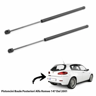 2 MOLLE A GAS PISTONI PISTONCINI PORTELONE BAGAGLI ALFA ROMEO 147 DAL 2001