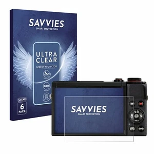 6 x protection d'écran pour film de protection Canon PowerShot G7 X Mark III - Photo 1/11