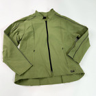 Kerrits Softshell Equestrian Jacket Womens XL Full-Zip Riding Green Long Sleeve