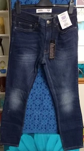 Burton Stretch Skinny Fit Mid Blue Jeans, Men's Size 30S - Picture 1 of 4