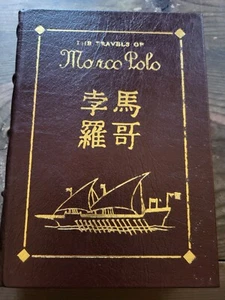 Easton Press The Travels of Marco Polo 1271-1295 Leather Bound Collector's Ed - Foto 1 di 12