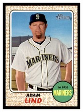 2017 Topps Heritage #105 ADAM LIND Seattle Mariners ~D4C