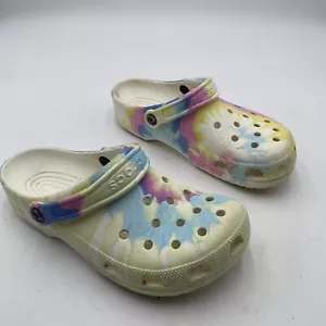 Zoccoli CROCS classici arcobaleno solare tinta unita pastello unisex uomo 7/donna 9 - Foto 1 di 13