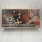 Vintage Scrabble Sentence Cube Game 1971  