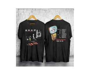 Rush Power Windows Tour 1985 T-Shirt Black Band Concert 80s Gift - Picture 1 of 1