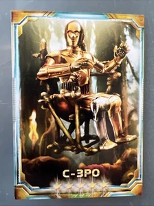 2016 Konami Star Wars: Force Collection Promos C-3PO 14/15 Europe Exclusive - Picture 1 of 2