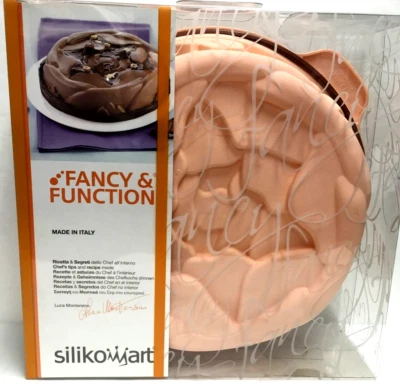 SILIKOMART MOLDE PARA PASTELES ELEGANTE Y FUNCIONAL LUCA MONTERSINO 10"X 2.5" MELOCOTÓN/ITALIA NUEVO EN PAQUETE Foto 1 de 4