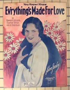 Spartiti Pianoforte Vintage: You Know-I Know, Ev’rything’s Made For Love 1926 - Foto 1 di 5