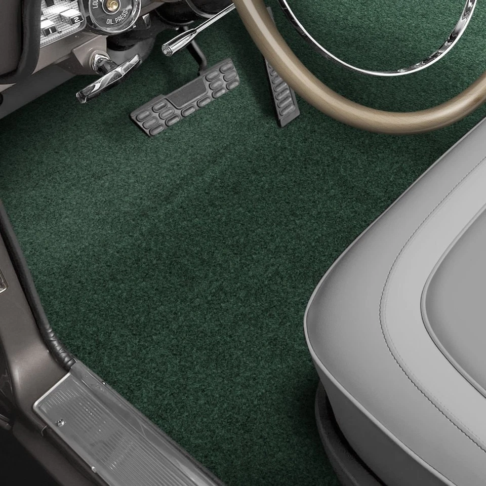 For Chevy C10 Pickup 70-72 Replacement Carpet Kit with Mass Backing Dark Green Foto 1 de 1