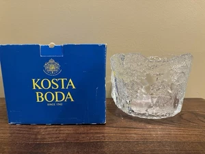 Vintage Rhapsody Kosta Boda Hochzeitstänzer große Schale NEUWERTIG - Bild 1 von 8