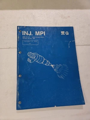 Jeep Cherokee 1987-1989 4,0 L inyección de combustible OEM taller servicio reparación manual guía Foto 1 de 4