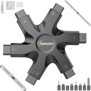Kit de limpieza para iPhone Limpiador de puertos, herramienta de reparación y restauración negro sombra - Imagen 1 de 8