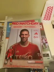Aberdeen Vs Motherwell Scottish Premiership Game 2023/24 - Picture 1 of 1