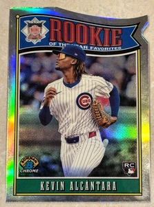 Kevin Alcantara RC 2025 Bowman Chrome ROY-15 Die Cut SP, Topps CC2-20 VAR & 578 - Bild 1 von 6