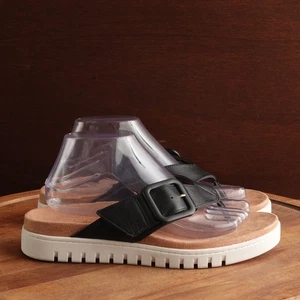 Sandalias Vionic para mujer talla 9 anchas negras Uptown Marin cuero zapatos cómodos sin cordones - Imagen 1 de 12