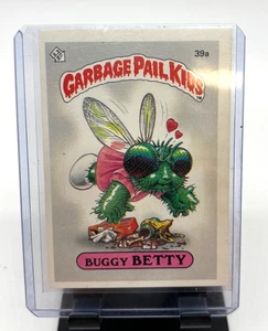 Garbage Pail Kids OS1 GPK 1st Series Buggy Betty Matte Card 39a - Picture 1 of 2