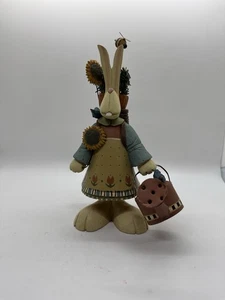 Williraye Studio The Carrotops Sister Bunny Figur 2007 Sonnenblumen Biene - Bild 1 von 11