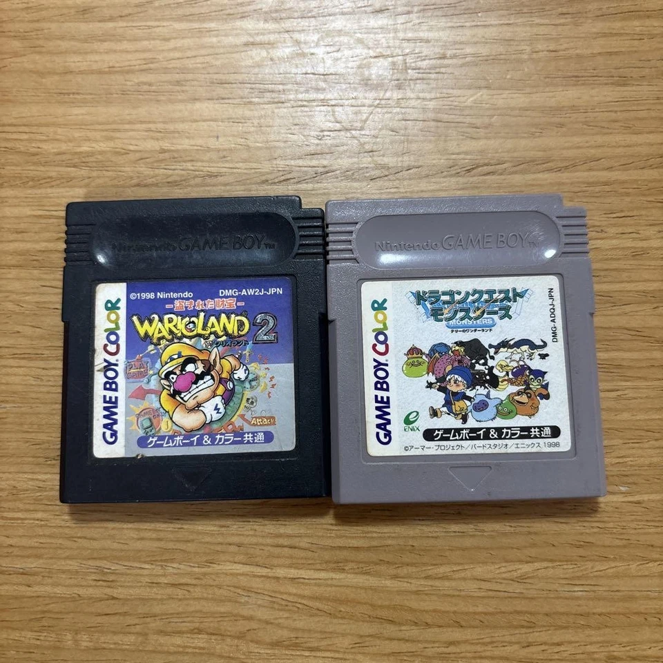 Game Boy Color Wario Land 2 & Dragon Quest Monsters Set - Image 1 of 1