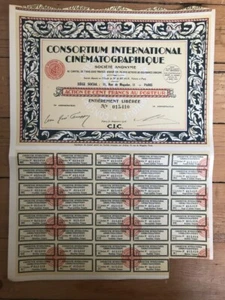 DECO =  CONSORTIUM INTERNATIONAL CINEMATOGRAPHIQUE (C3) - Picture 1 of 1