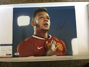 Manchester United Memphis Depay Signed 11x14 Photo PSA DNA COA Autographed b - Picture 1 of 1