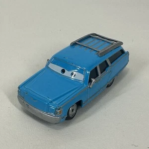 Disney Pixar Cars Mrs. The King Blue 1:55 Die Cast Station Wagon Model Car - Picture 1 of 7