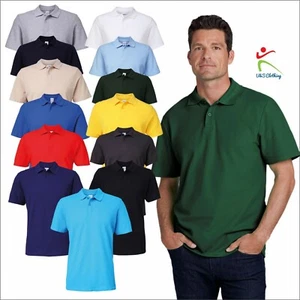 GILDAN Softstyle Adult Double Pique Polo Shirt Work Wear Casual Polo Tops S-4XL - Picture 1 of 20