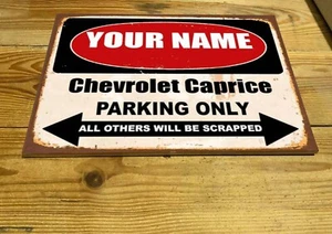 Your Name Personalized CHEVROLET CAPRICE Keramik Schild Keramik Wand Wandfliese - Zdjęcie 1 z 2