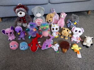 Bundle of 20 soft toys all new some with tags, alot of TY's