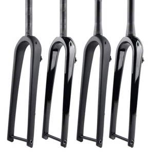 Gravel Road Bicycle Full Carbon Forks 700*55C QR or Thru Axle 70mm Inner Width - Picture 1 of 18