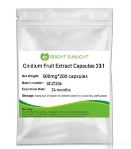 Cnidium Fruit Extract Capsules 20:1 Cnidium Monnieri L. 200 capsules*500mg - Picture 1 of 2