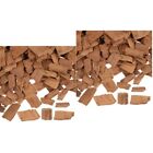  2 Packs Oak Chips Red Wine Making Wood Chunks Whiskey Brewing Supplies