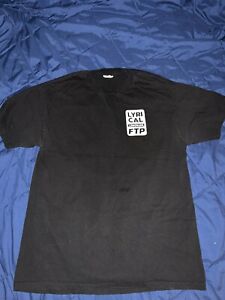 FTP x Lyrical Lemonade T-Shirt Tee Black Size Large L Rare Pre-owned Vintage