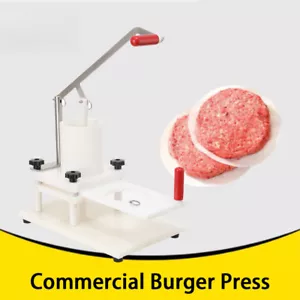 Kommerzielle Burger Patty Maschine Hamburger Fleisch Presse Formmaschine 130 mm manuell - Bild 1 von 12